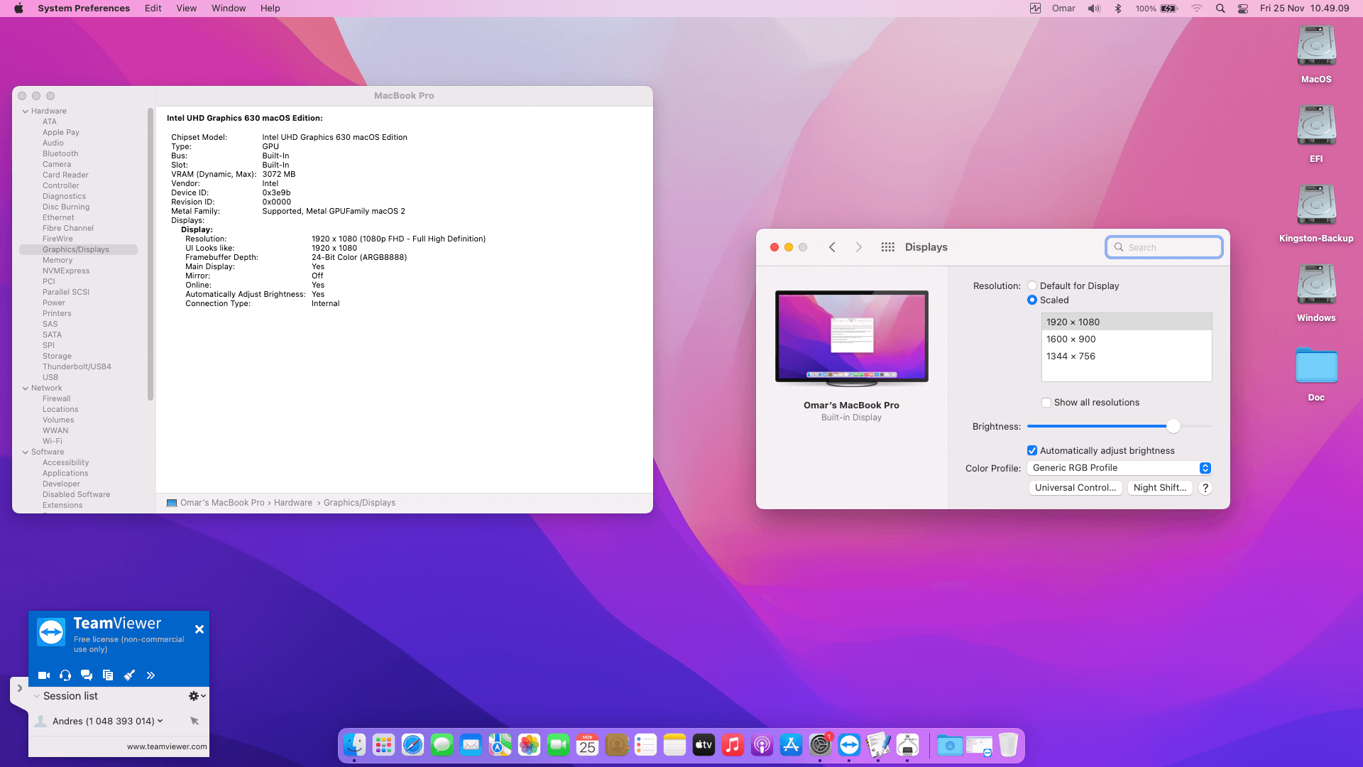 Asus TUF Gaming FX505GE I7T01T [CoffeeLake   Intel UHD 630 + I2C]   OpenCore 3